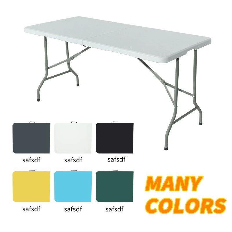 Multi-size Rectangular 5FT 6FT 8FT Plastic Folding Table For Event Catering suppliers
